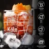 Whiskyglas mit Gravur - Köln
