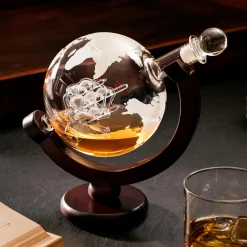 Whisky Globus Karaffe - Schiff