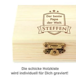 Whisky Set Bester Papa - Whisky Steine und Glas