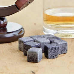 Whisky Set Bester Papa - Whisky Steine und Glas