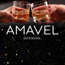 Whisky Set - Fass Karaffe mit 2 Gläsern