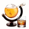 Whisky Set mit Globus Karaffe und Glas - Auto