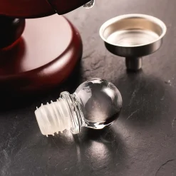 Whisky Set mit Globus Karaffe und Glas - Kompass