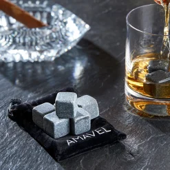 Whisky Steine in Holzkiste mit Gravur - Star of Fame