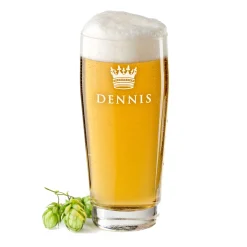 Willibecher mit Gravur - König Krone