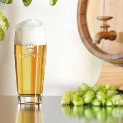 Willibecher mit Gravur - König Krone