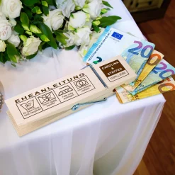 XXL Geldklammer zur Hochzeit - Eheanleitung