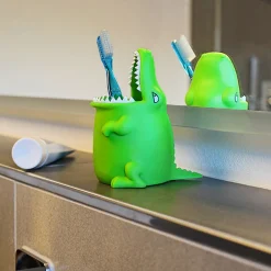 Zahnputzbecher für Kinder - Kroko