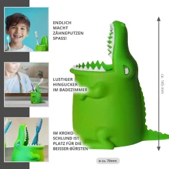 Zahnputzbecher für Kinder - Kroko