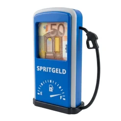 Zapfsäule Blau - Spritgeld Geldgeschenk zum Führerschein