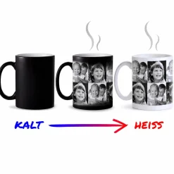 Zauber Fototasse Collage - personalisiert