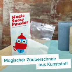 Zauberschnee - Magisches Pulver für Kunstschnee