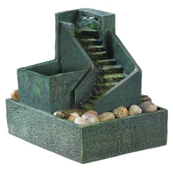 Zimmerbrunnen zum Bepflanzen - mit Steinstufen